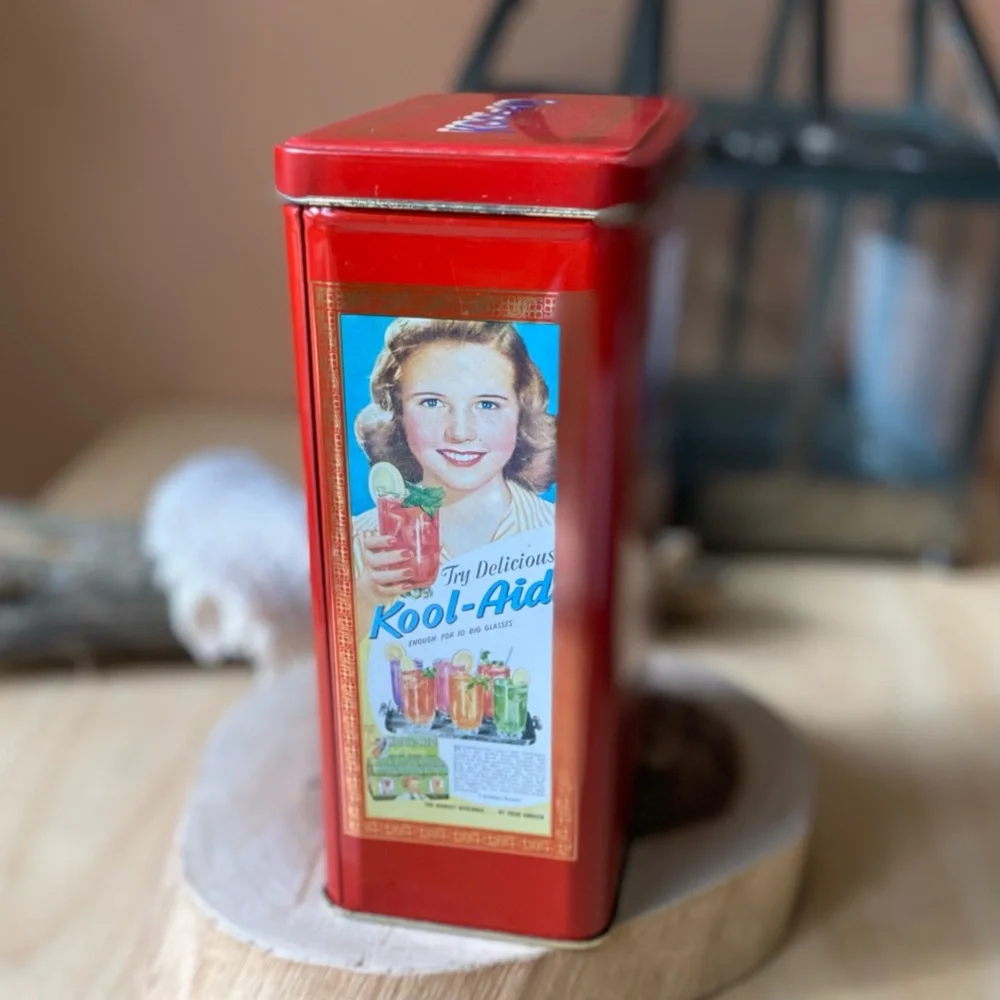 Vintage Kool-Aid Red Tin